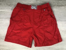 Vintage Contempo Casuals Shorts 80s Red 100 Cotton Made USA Women s Size 2