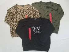 New Buffalo David Bitton Women's Ladies’ Crew Neck Sweatshirt Top Great Gift 