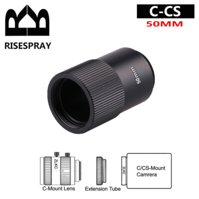 50mm C-CS Mount Lens Adapter Ring Extension Tube for CCTV Security Camera