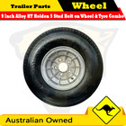 <!--F#f_0-->Superior 9 Inch Alloy HT Holden 5 Stud Bolt on Wheel & Tyre Combo Boat Trailers<!--F/-->