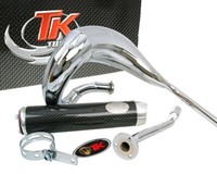 TurboKit Auspuff Turbo Kit Bufanda Rq Chrom FüR Gilera SMT SM 50 Aprilia SX RX