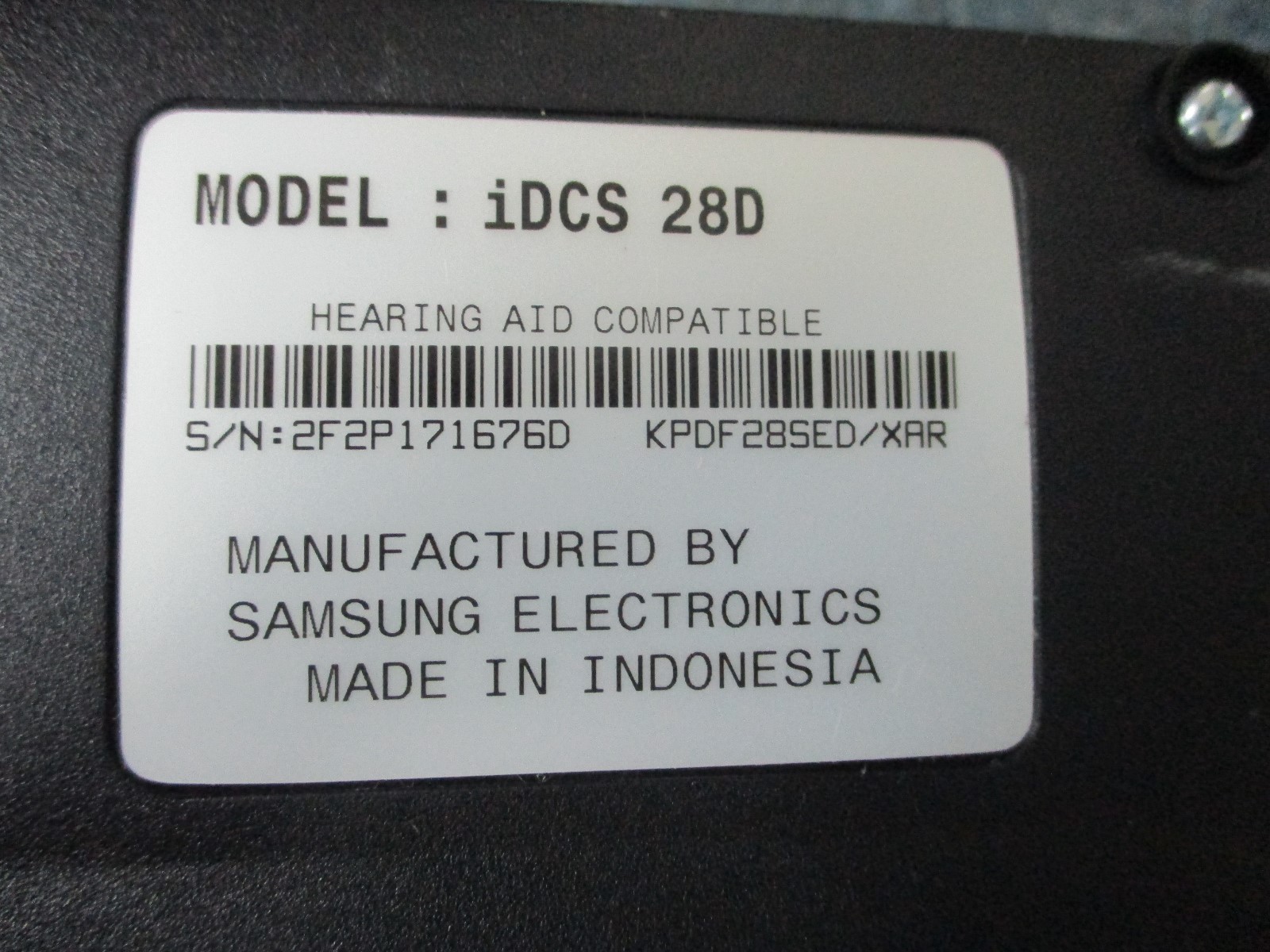 Samsung Office Serv DCS Compact iDCS Falcon 28d 28 Button Display ...