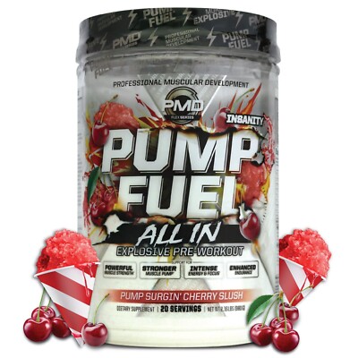 Pump Fuel ALL IN Insanity Ultimate Muscle Pump Supplement & Pre Workout Powder