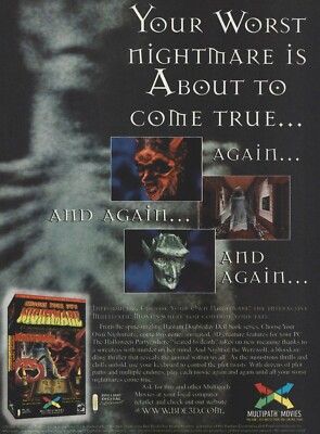 Choose Your Own Nightmare: Halloween/Werewolf Print Ad/Poster Art PC Big Box