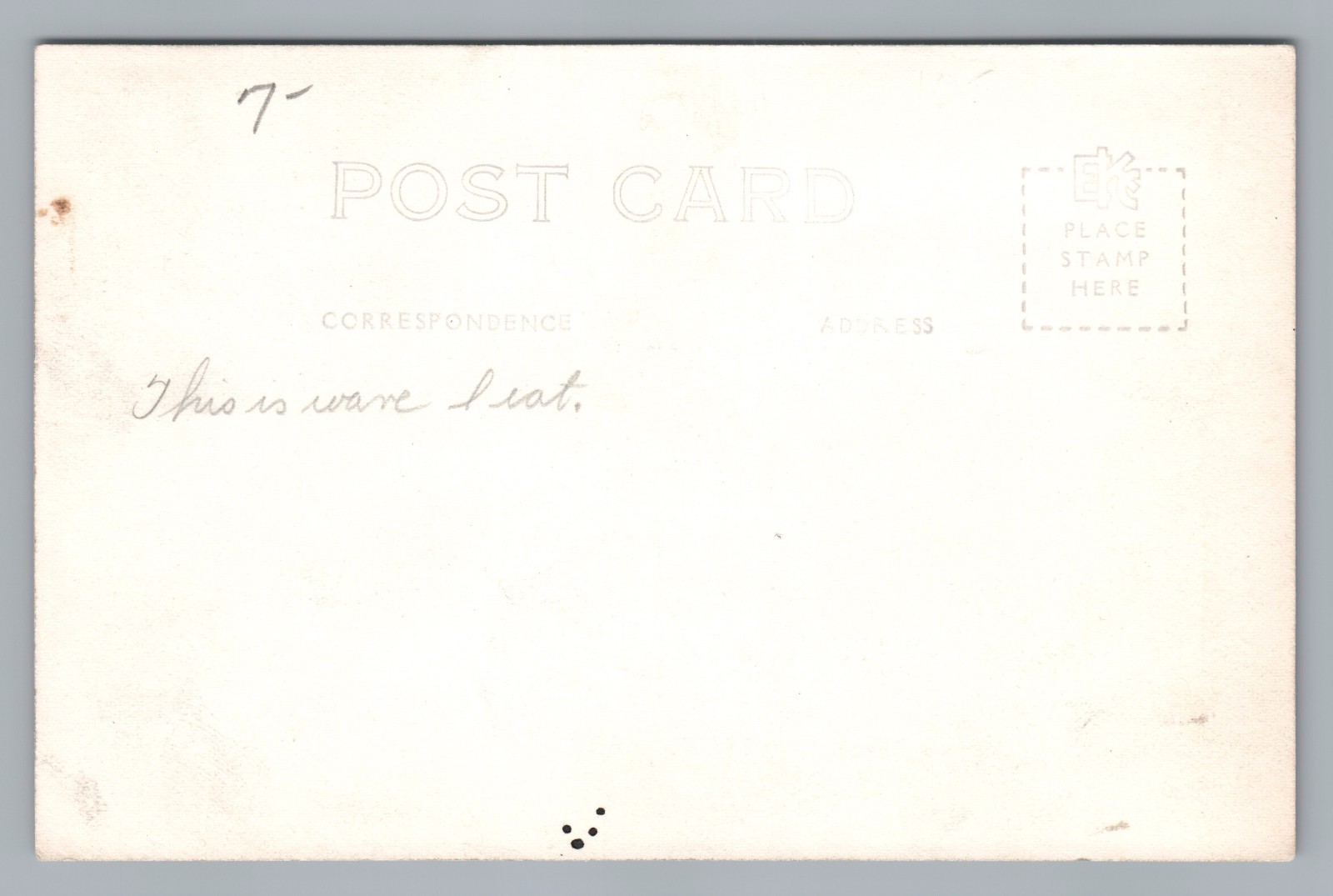 Beaumont General Hospital EL PASO Rare RPPC Vintage Cafeteria Photo