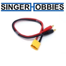 MT RACING MTR1003 XT90 to Banana Plug 12" Charge Lead HH