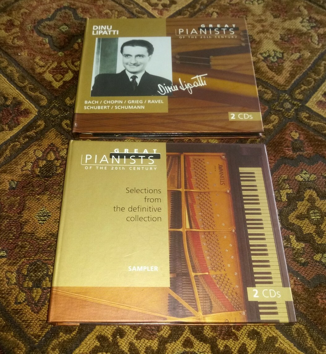 Great Pianists 20th Century Lot 2 CD Sets- Dinu Lipatti & Sampler Various Artist