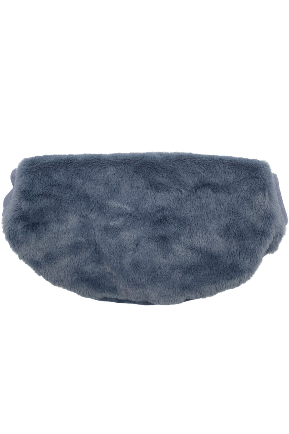 Поясная сумка-муфта для рук из искусственного меха с регулируемыми веточками и удлинителем серого цвета