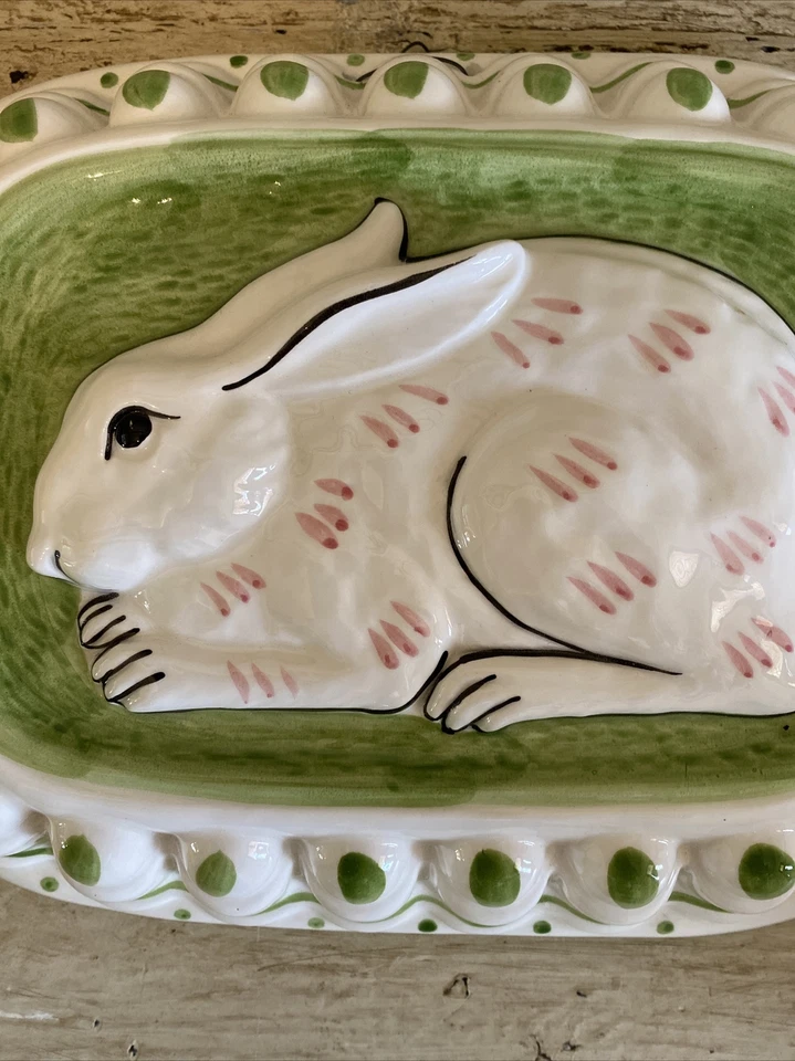 Conejo Conejo Pascua Primavera Molde Arte Cerámica DE COLECCIÓN Sigma Tastetter Decoración de Pared Foto 3 de 4