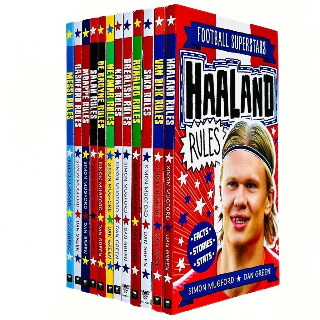 Football Superstars 12 Books Collection Rules Mega Pack Set By S | Simon Mugford - Image 4
