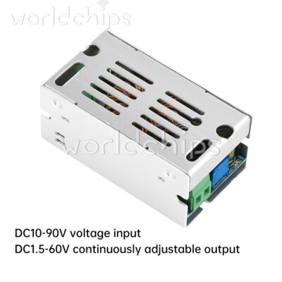 100W 6A DC-DC Buck Module Adjustable Step-Down Power Module 10-90V to 1.5-60V