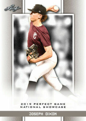 JOSEPH DIXON 2019 "1ST EVER PRINTED" LEAF PERFECT GAME NIKE ROOKIE CARD