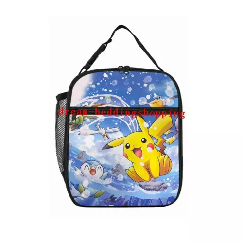 Pikachu Pokemon Insulated Lunch Bag School Picnic Snack Lunchbox Travel Box Gift - Picture 11 of 69
