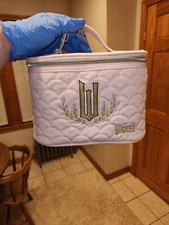 Wicked Glinda Pink Velvet Embroidered Logo Vanity Case