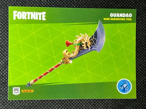 2020 Panini Fortnite Series 2 HIGH SEAS/GUANDAO #H17 RARE HARVESTING TOOL