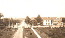 Chelsea Michigan Birds Eye View Old Peoples Home LT Freeman RPPC Postcard 1912