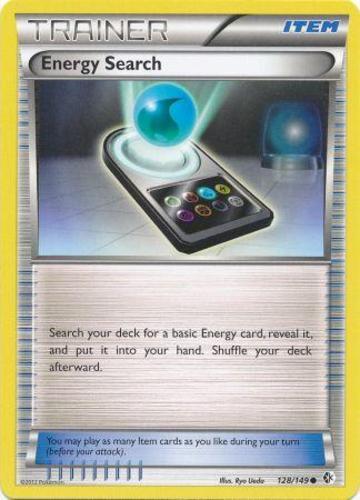 Pokemon - Energy Search - 128/149 - Common - BW - Boundaries Crossed - NM