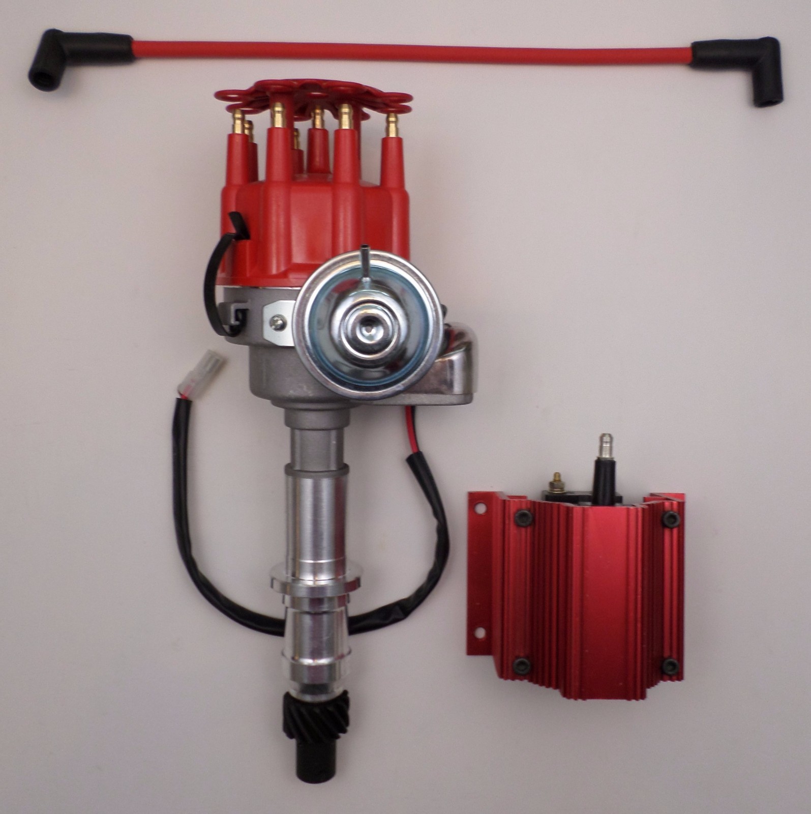 PONTIAC BLACK Small Cap HEI Distributor + Coil + Wire 301326350389400455 eBay