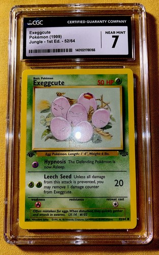Exeggcute (1st Edition) graded CGC 7 for sale on eBay