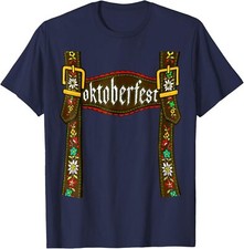 Traditional Bavarian Oktoberfest 24 Lederhosen Gift Unisex T-Shirt
