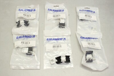 6x GIGAMEDIA GGM PRJC6UTL 5147607  Toolless UTP CAT6 SL STecker  OVP