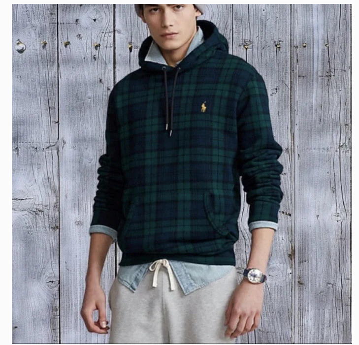 Tartan hoodie clearance mens