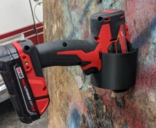 3 PACK Power Tool Organizer Drill Wall Tool Holder Wall Mounted Black