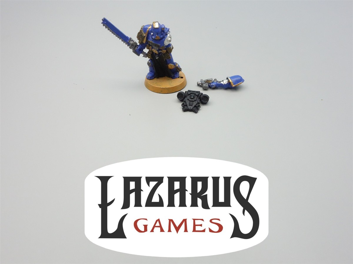 Warhammer 40K Space Marines - Veteran Sergeant (oop metal