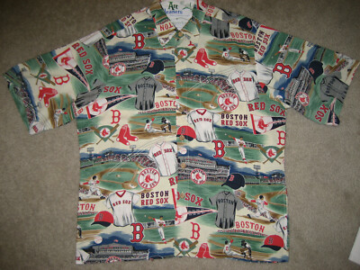 boston red sox hawaiian shirt