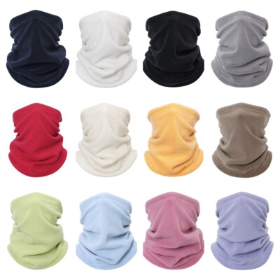 Bandana Neck Gaiter Headband Scarf Reusable Breathable Windproof Plush Face Mask