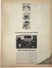 Kodak Instamatic 700 Camera Under $110 Eastman Esquire Mag Vintage Print Ad