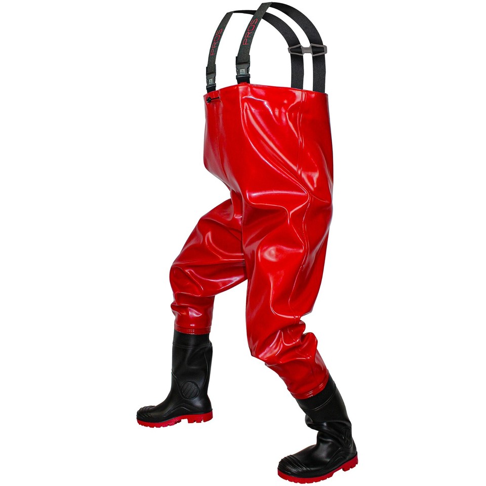 Working Waders PROS STRONG Saltwater Resistant Waterproof Fishing Industrial Chest ...