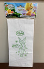 New Green Disney Tinker Bell Lunch Treat Paper Bags Square Bottom Sacks 10 Count