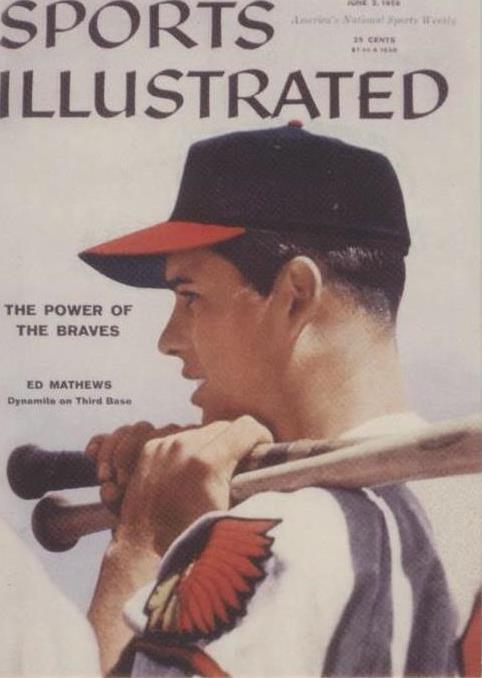 1999 Fleer Sports Illustrated Greats of the Game - Eddie Mathews #4 C - 1 of 1