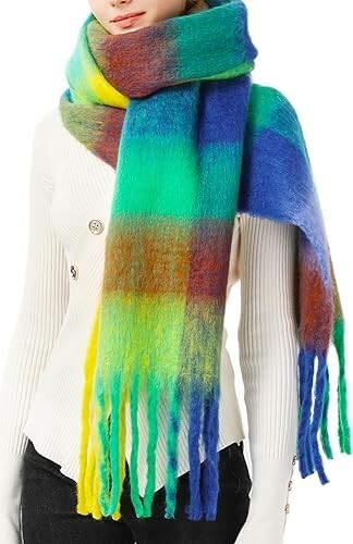 Scarf for Women - Winter Long Scarf Warm and Fashion, Shawls and Wraps for Eveni - Picture 1 of 8
