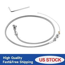 36'' Throttle Cable for Chevy 4.8L 5.3L 6.0L 5.7L LS1 Swap Conversion Stainless