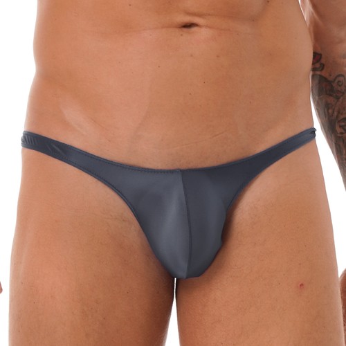 Mens Sexy Micro Briefs Glossy T-Back Thong Male Bulge Pouch Underwear G-Strings - Picture 55 of 94