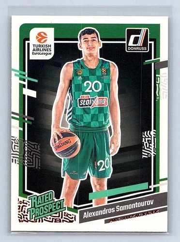 Alexandros Samontourov 2023-24 Donruss Turkish Airlines EuroLeague #160