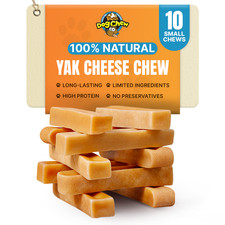 10 pcs Yak Chews for Small dogs, Healthy and Gluten Free Dog Treats