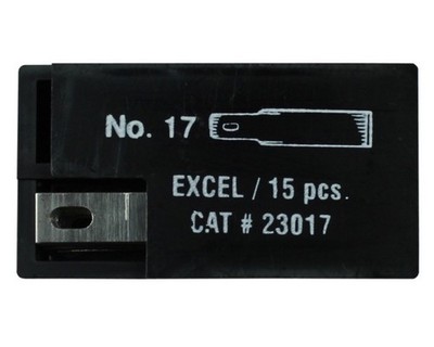 Excel Tools Ersatzklingen 17 Small Chisel 15 pcs Fits: K1 K3 K17 K18 K30 K40 ...