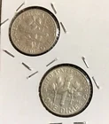 1964 P D Roosevelt Dime Year Set 90% Silver 2 Coin Lot