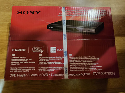 Sony DVP-SR760H DVD-Player, ungeöffnet, noch originalverpackt, neuwertig,