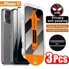 1-3 Pack Privacy Screen Protector For iPhone 17 Pro 17 Pro Max 17 Air Anti Spy
