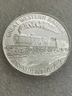 Great Western Railroad- 1 Troy Oz .999 Fine Silver Round