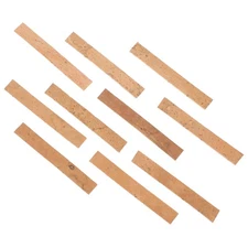 10 Pcs Cork Sheet Woodwinds Instrument Accessories for Clarinet Flute Saxophone