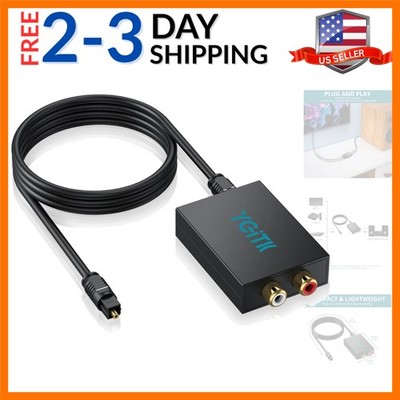 192kHz DAC Digital to Analog Audio Converter with Digital Audio Optical Cable...