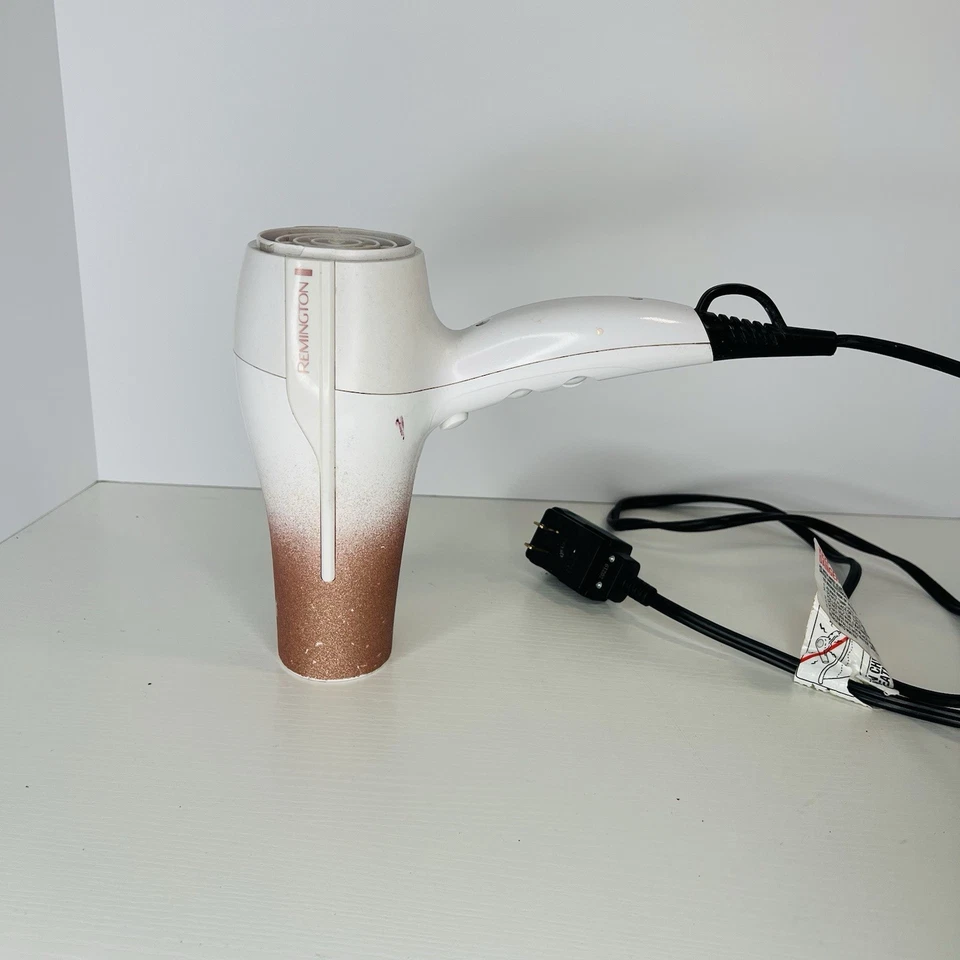 Remington Corded Electric Blow Dryer White And Pink Preowned TESTED WORKS READ - Image 2 of 4