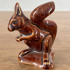 Poole Pottery Red Squirrel Brown Glaze Ceramic Vintage VGC England