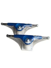 Tensor Mag Light Low Slicks Mullen Blue/White 5.25 Skateboard Truck Set Of 2 New
