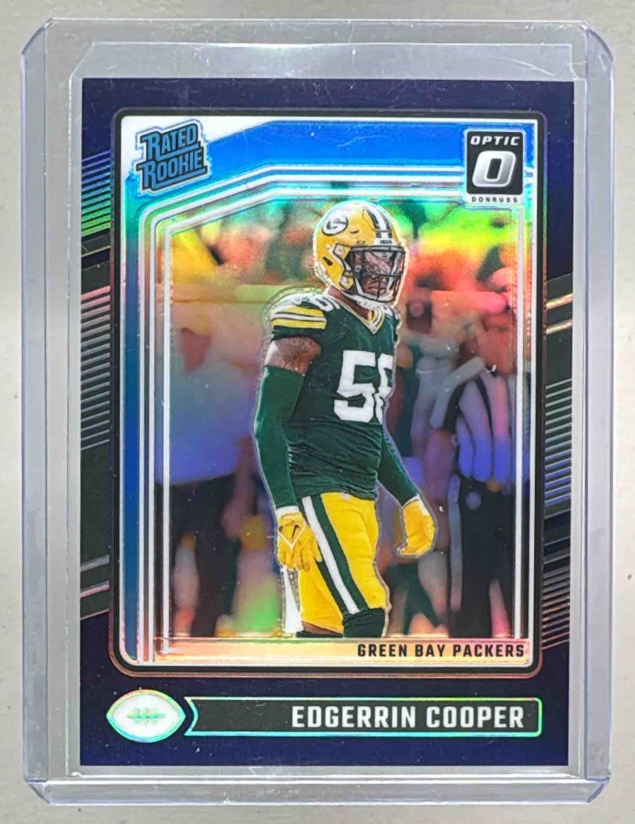 Edgerrin Cooper 2024 Panini Donruss Optic #231 Purple Rated Rookie /60